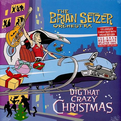 The Brian Setzer Orchestra - Dig That Crazy Christmas Splatter Vinyl Edition