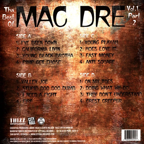 Mac Dre - Tha Best Of Mac Dre Volume 1 (Part 2)