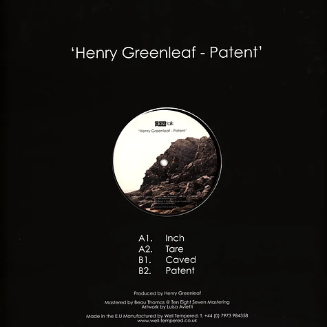 Henry Greenleaf - Patent
