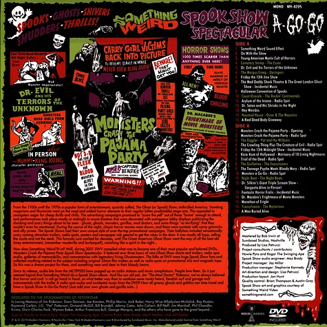Something Weird - OST Spook Show Spectacular A-Go-Go Red Vinyl Edition