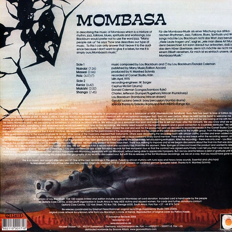 Mombasa - African Rhythms And Blues