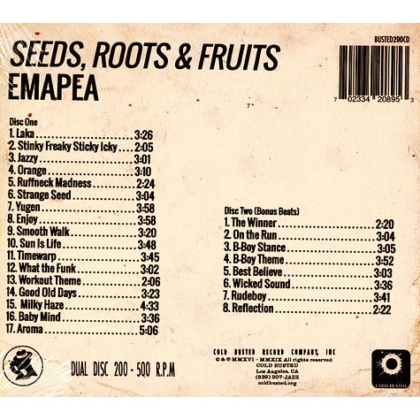 Emapea - Seeds, Roots & Fruits