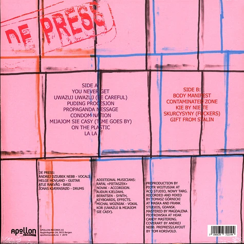 De Press - Body Manifest