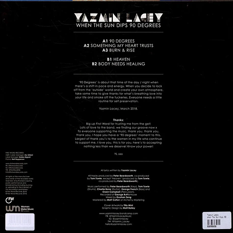 Yazmin Lacey - When The Sun Dips 90 Degrees