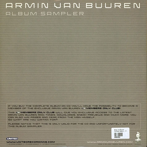 Armin van Buuren - 76 Album Sampler - Part 2 Of 3