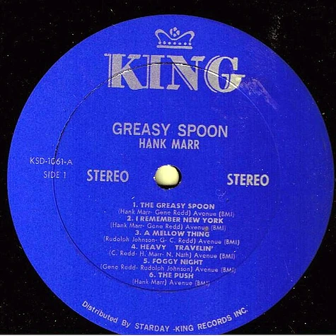 Hank Marr - Greasy Spoon