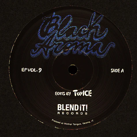 Twice (Patrick Gibin) - Black Aroma Ep Volume 9 2019 Repress Edition