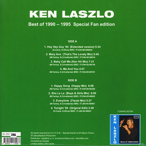 Ken Laszlo - Best Of...1990-1995