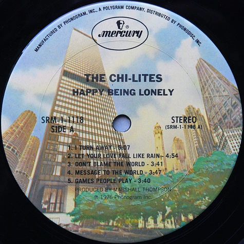 The Chi-Lites - Happy Being Lonely
