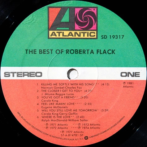 Roberta Flack - The Best Of Roberta Flack