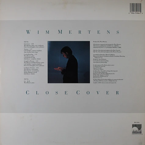 Wim Mertens - Close Cover