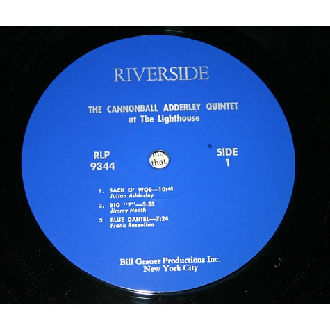 The Cannonball Adderley Quintet - At The Lighthouse