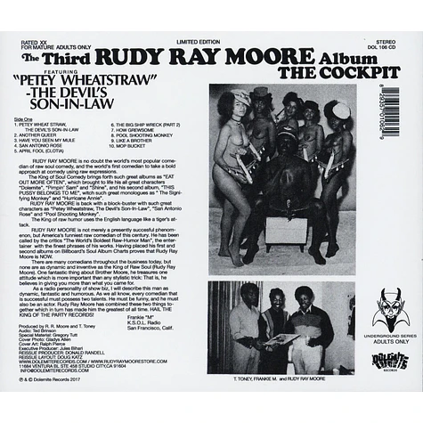 Rudy Ray Moore - The Cockpit