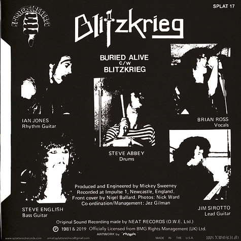 Blitzkrieg - Buried Alive
