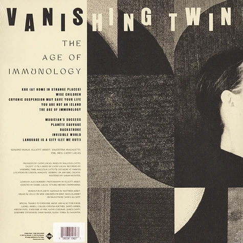 Vanishing Twin - The Age Of Immunology Picture Disc Edition