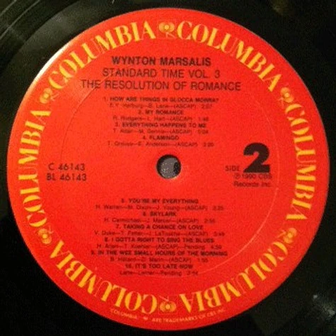 Wynton Marsalis - Standard Time Vol. 3 (The Resolution Of Romance)