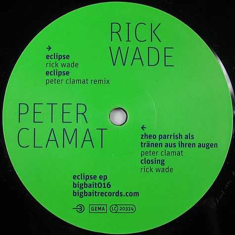 Rick Wade / Peter Clamat - Eclipse EP