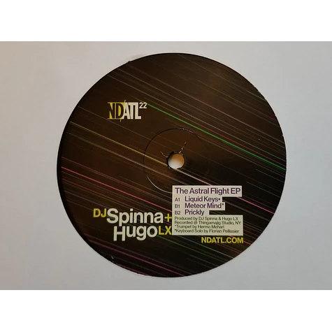 DJ Spinna + Hugo LX - The Astral Flight EP