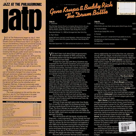 Gene Krupa & Buddy Rich - The Drum Battle