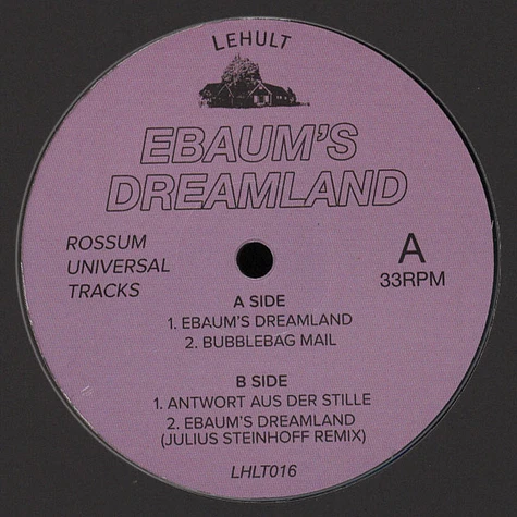 Rossum Universal Tracks - Ebaum's Dreamland Julius Steinhof Remix