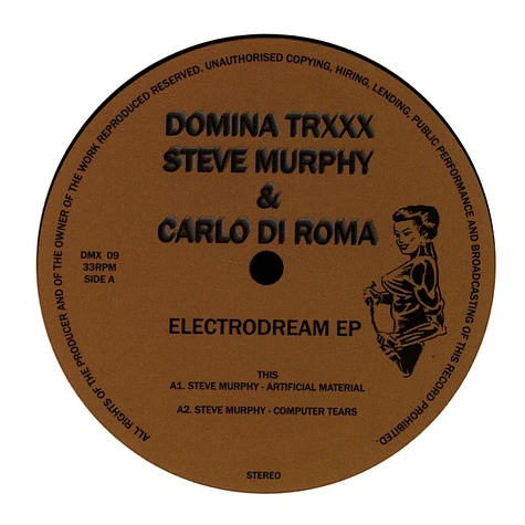 Steve Murphy & Carlo Di Roma - Electrodream EP