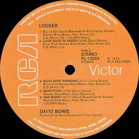 David Bowie - Lodger