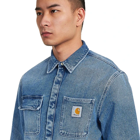 Carhartt WIP - Salinac Shirt Jacket "Mableton" Blue Denim, 13 oz