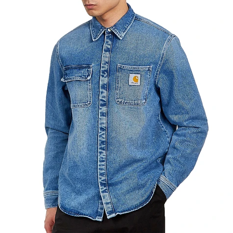 Carhartt WIP - Salinac Shirt Jacket "Mableton" Blue Denim, 13 oz