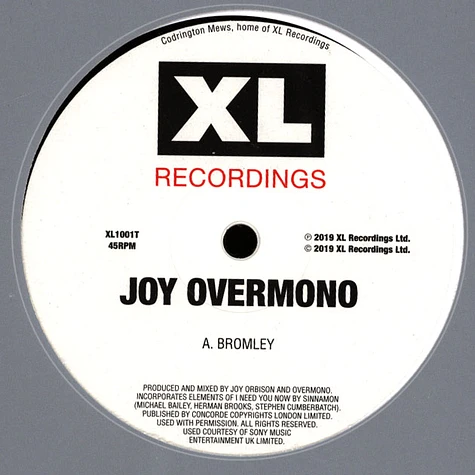 Joy Overmono - Bromley / Still Moving