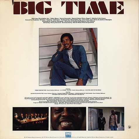 Smokey Robinson - Big Time (Original Music Score From The Motion Picture)