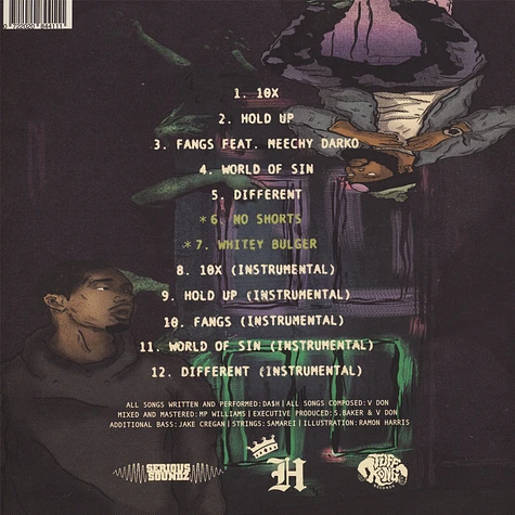 Da$H X V Don - 5 Deadly Venoms Black Vinyl Edition