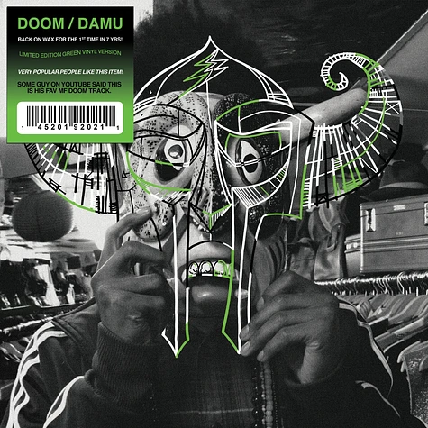 MF DOOM X Damu The Fudgemunk - Coco Mango, Sliced & Diced Green Vinyl Edition