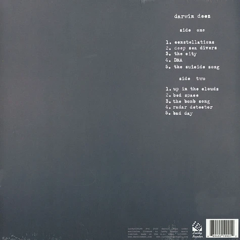 Darwin Deez - Darwin Deez: 10 Yearz Colord Vinyl Edition