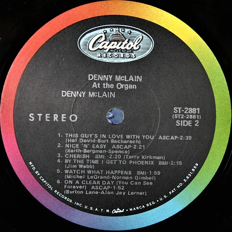 Denny McLain - Denny McLain At The Organ
