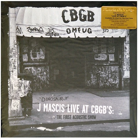 Dinosaur Jr. / J Mascis - J Mascis Live At CBGB's: The First Acoustic Show