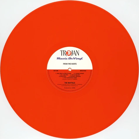 The Maytals - From The Roots Limited Numbered Orange Vinyl Edition