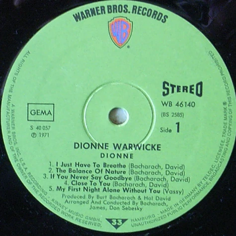 Dionne Warwick - Dionne