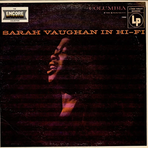 Sarah Vaughan - Sarah Vaughan In Hi-Fi