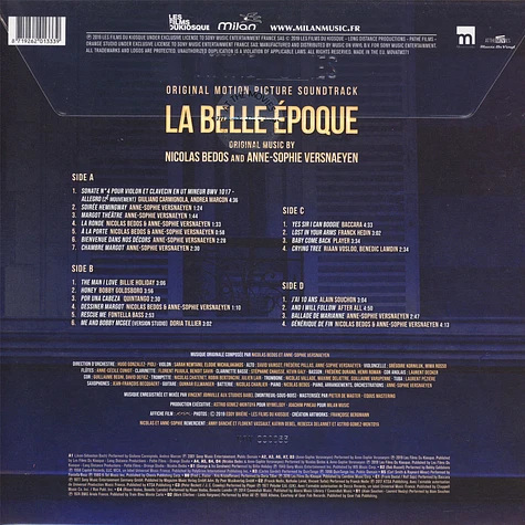 V.A. - OST La Belle Epoque Colored Vinyl Edition