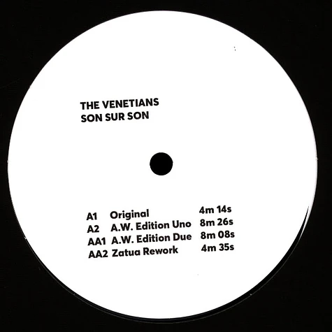 The Venetians - Son Sur Son Andrew Weatherall & Zatua Remixes