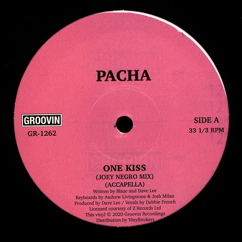 Pacha - One Kiss Joey Negro & F.O.S. Remixes
