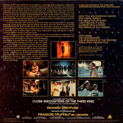 John Williams - Close Encounters Of The Third Kind (Original Motion Picture Soundtrack)