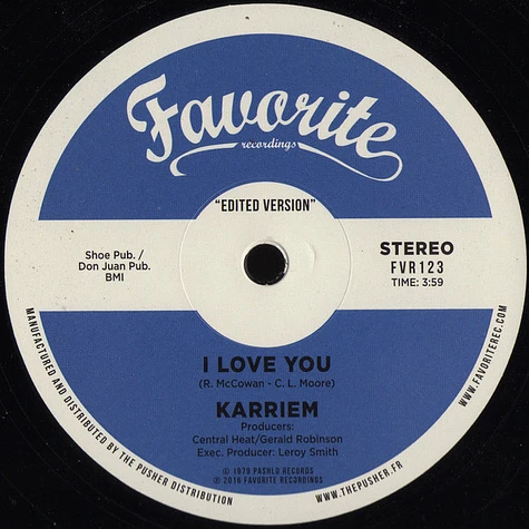 Karriem - I Love You