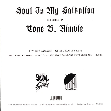 V.A. - Tone B. Nimble Presents Soul Is My Salvation Chapter 1
