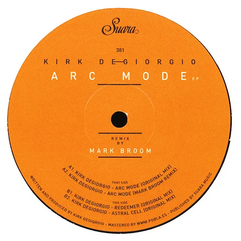 Kirk Degiorgio - Arc Mode EP
