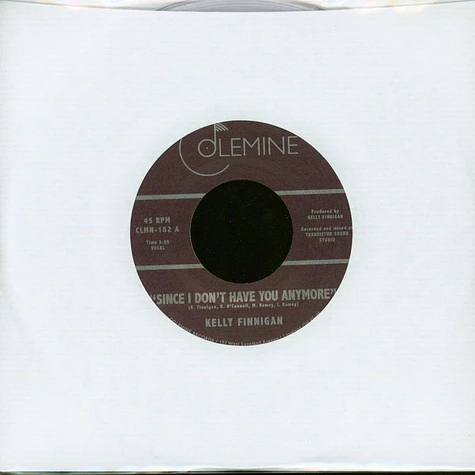 Kelly Finnigan - Since I Don't Have You Anymore Clear Vinyl Edition