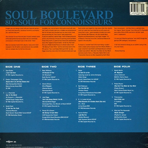 V.A. - Soul Boulevard - 80's Soul For Connoisseurs