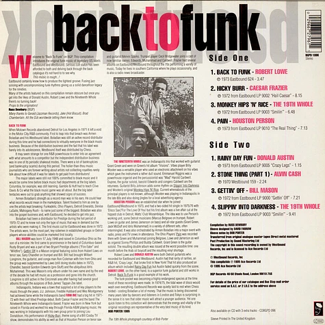 V.A. - Back To Funk