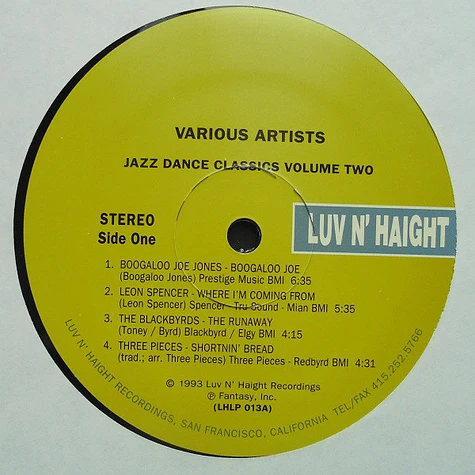 V.A. - Jazz Dance Classics Volume Two