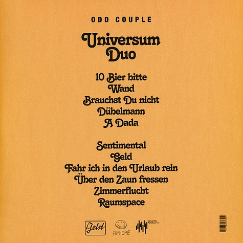 Odd Couple - Universum Duo